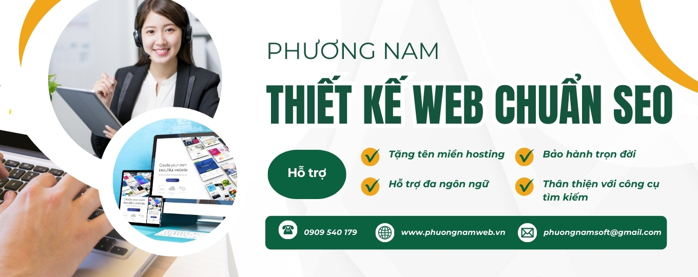 Thiết kế web Chuẩn SEO Phương Nam