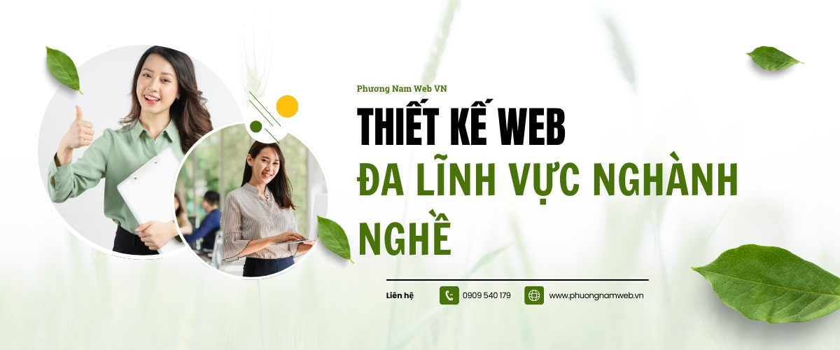 Thiết kế web bình dương đa lĩnh vực nghành nghề