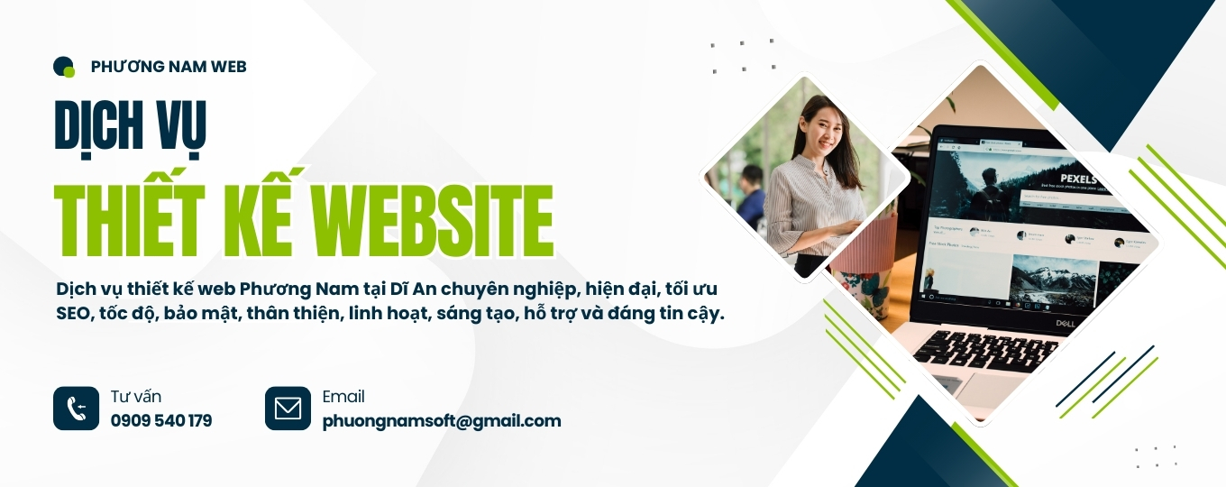 Tư vấn thiết kế web Dĩ An Bình Dương