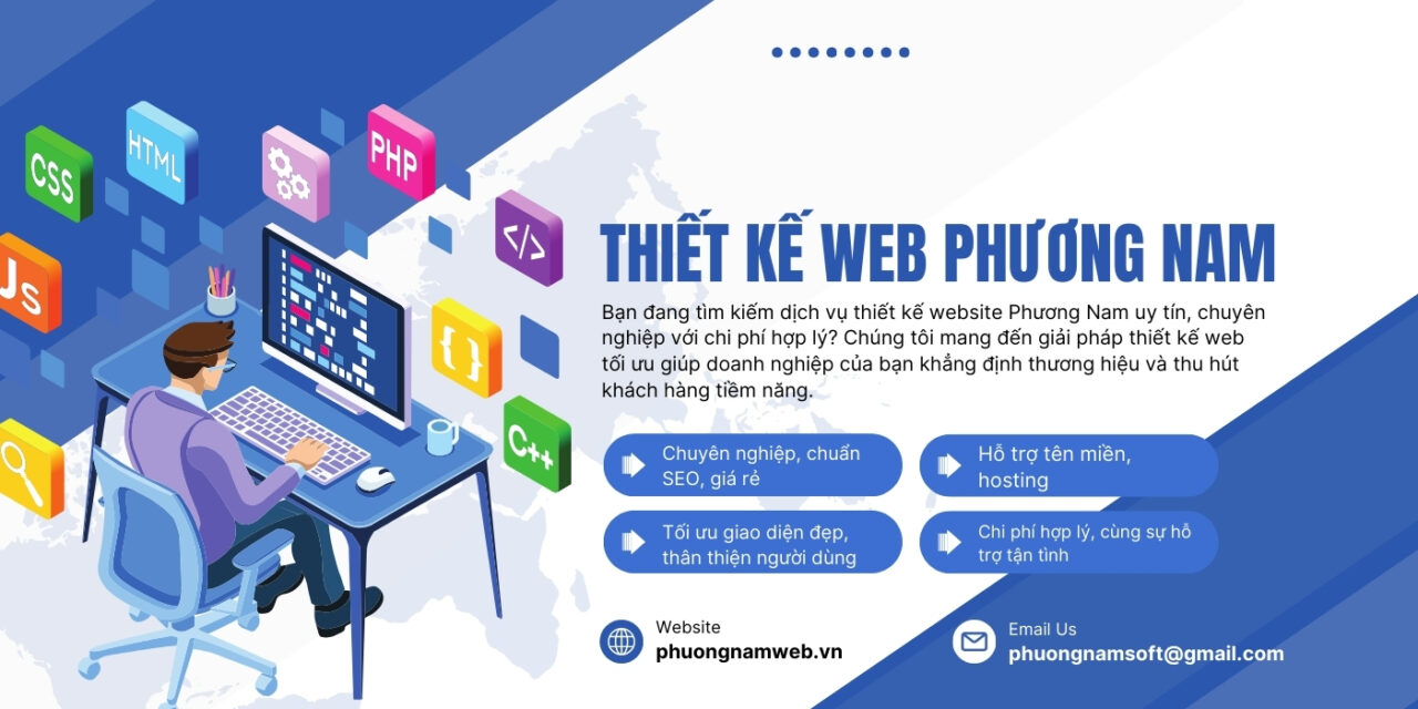 Thiết kế web chuyên nghiệp Phương Nam