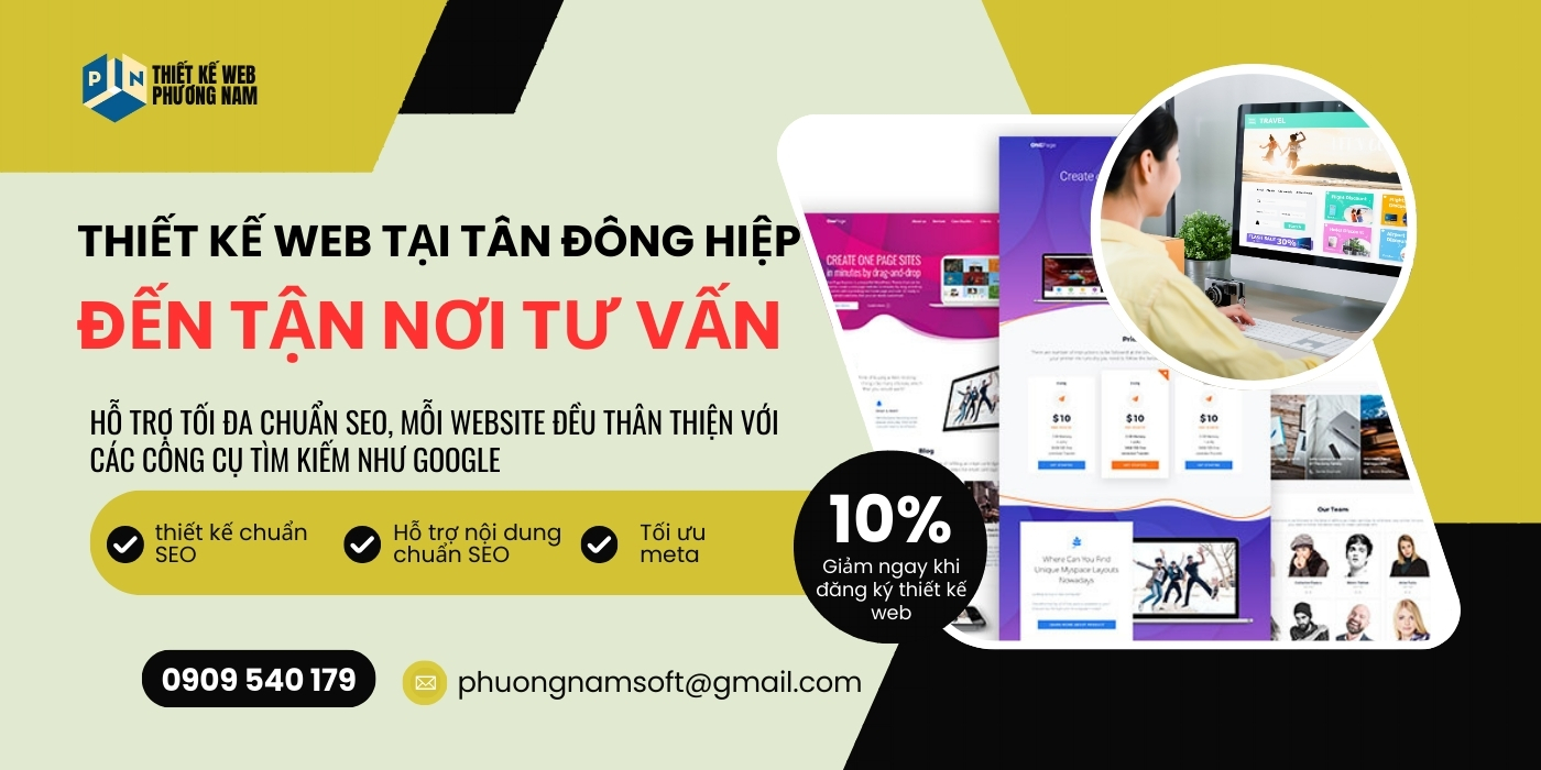 Thiết kế web phường Tân Đông Hiệp - Hỗ trợ đến tận nơi tư vấn Thiết kế web phường Tân Đông Hiệp - Hỗ trợ đến tận nơi tư vấn