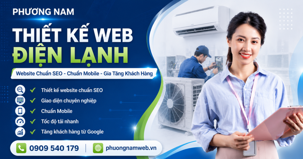 Thiết kế web điện lạnh