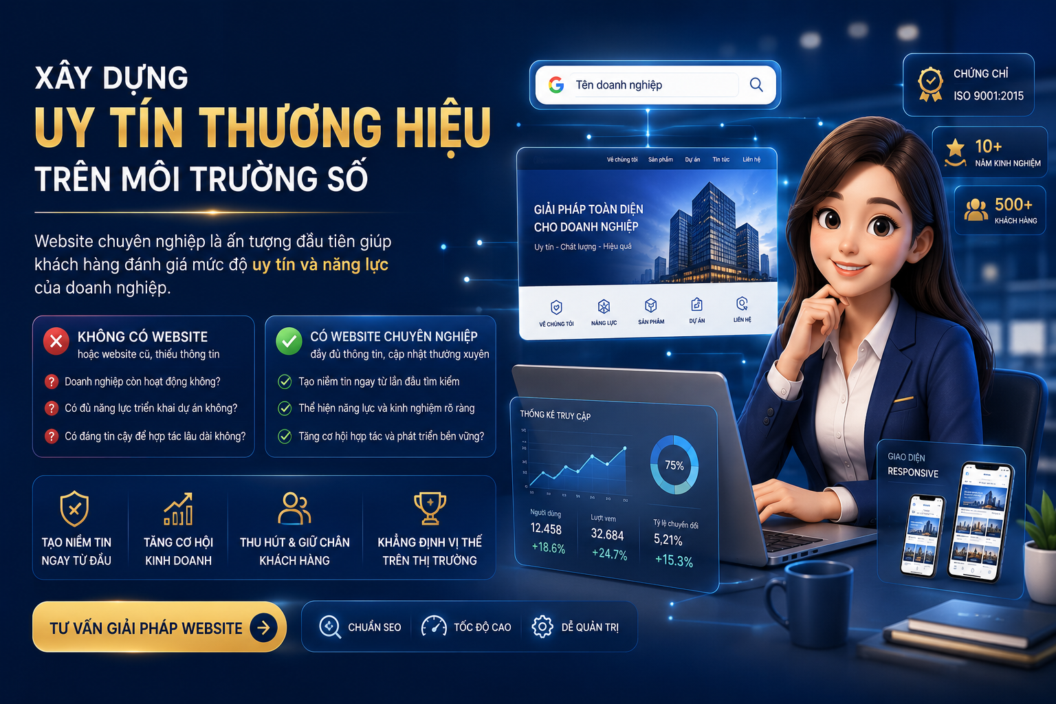 Xây dựng uy tín thương hiệu trên môi trường số